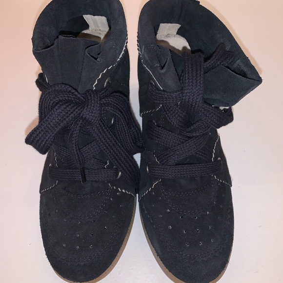 Isabel Marant Bobby Baskets in Anthracite - Picture 3 of 5